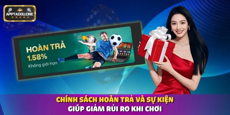 Chính sách hoàn trả và sự kiện giúp giảm rủi ro khi chơi
